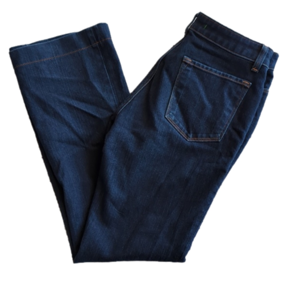 J Brand Dark Wash High Rise Mary Richards Straight Leg Stretch Blue Jean Size 29 - Picture 1 of 6